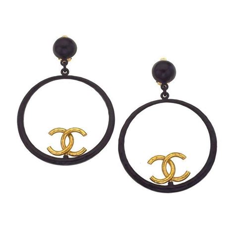 chanel black and gold|Chanel gold jewelry.